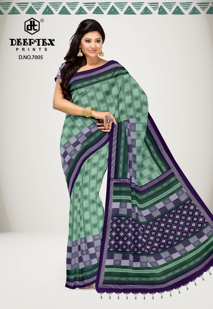 Deeptex Ikkat Special 7 Casual Wear Wholesale Saree Collection